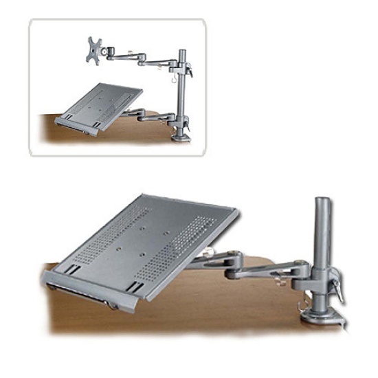 Lindy Desktop Notebook Arm, Silver Image