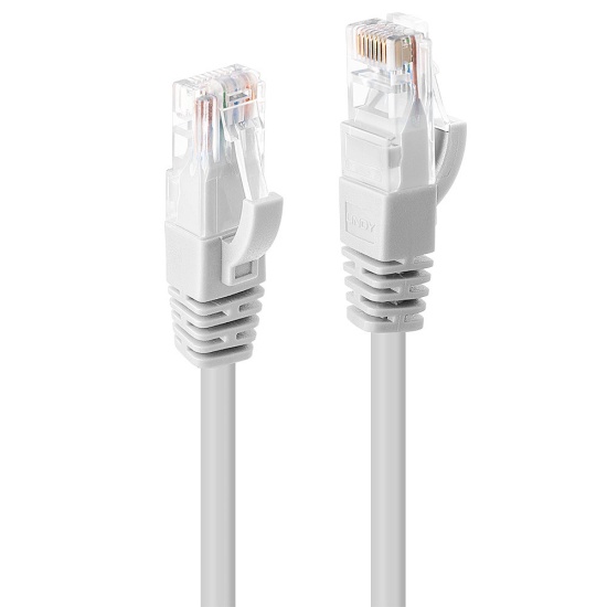 Lindy 1m Cat.6 U/UTP Network Cable, White Image