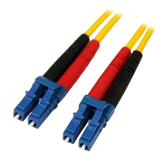 StarTech.com 1m Fiber Optic Cable - Single-Mode Duplex 9/125 LSZH Fiber Jumper Cord - LC/LC Image