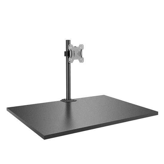 Lindy Single Display Short Bracket with Pole and Desk Clamp Image