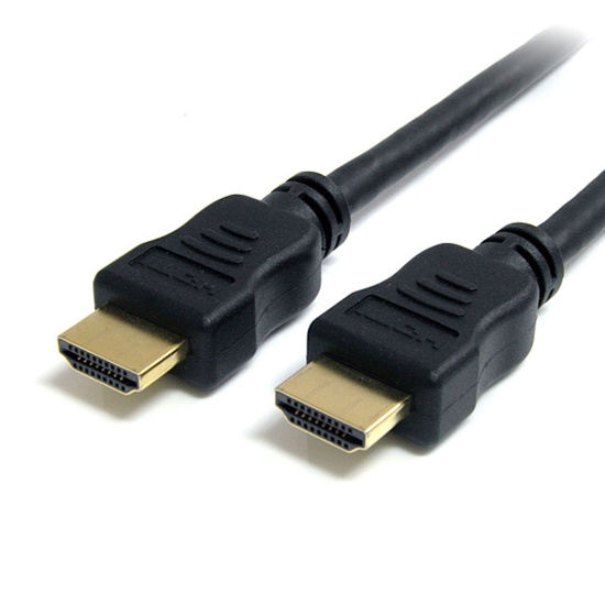 StarTech.com 1m HDMI Cable - 4K High Speed HDMI Cable with Ethernet - 4K 30Hz UHD HDMI Cord - 10.2 Gbps Bandwidth - HDMI 1.4 Video / Display Cable M/M 28AWG - HDCP 1.4 - Black Image