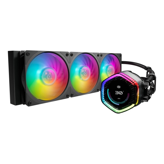 Cooler Master MasterLiquid 360 ION Processor All-in-one liquid cooler 12 cm Black 1 pc(s) Image