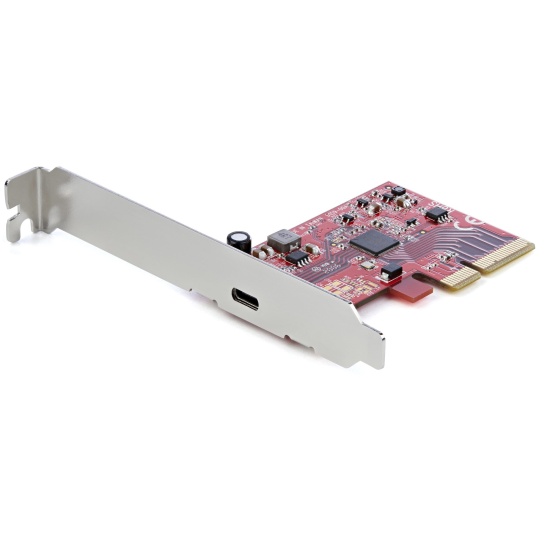 StarTech.com 1-Port USB 3.2 Gen 2x2 PCIe Card - USB-C SuperSpeed 20Gbps PCI Express 3.0 x4 Host Controller Card - USB Type-C PCIe Add-On Adapter Card - Expansion Card - Windows & Linux Image