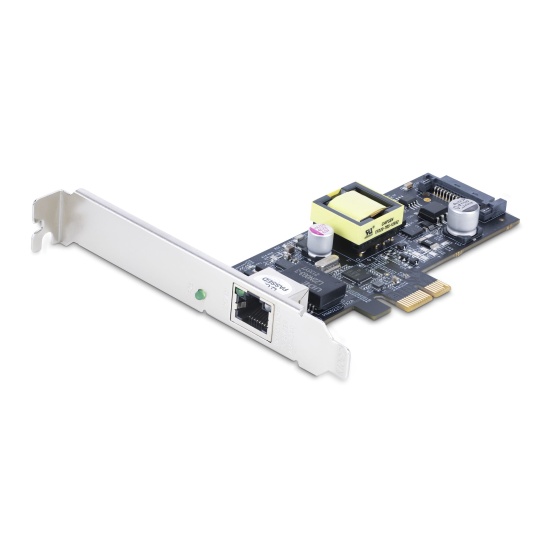 StarTech.com 1-Port 2.5Gbps NBASE-T PoE Network Card, Intel I225-V, 802.3af/at PoE+ Multi-Gigabit NIC, PCI Express Server LAN Card, SATA Powered Desktop Ethernet Interface - Supports Windows, Linux, VMware ESXI Image