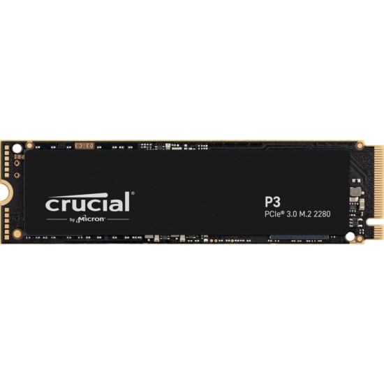 Crucial P3 500 GB M.2 PCI Express 3.0 NVMe 3D NAND Image