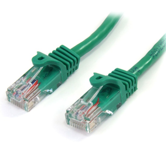 StarTech.com Cat5e Patch Cable with Snagless RJ45 Connectors - 3m, Green Image