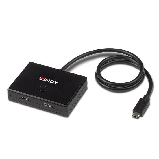 Lindy 2 Port USB 3.2 Gen 2 Type C Bi-Directional Switch Image