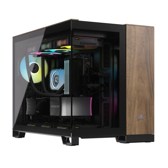 Corsair CC-9011286-WW computer case Midi Tower Black, Walnut Image