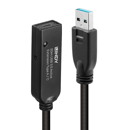 Lindy 20m USB 3.0 Active Extension Type A to C Image