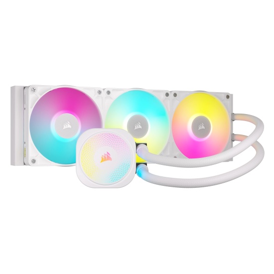 Corsair iCUE LINK TITAN RX RGB Processor All-in-one liquid cooler 12 cm White 1 pc(s) Image