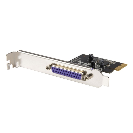 StarTech.com 1-Port Parallel PCIe Card - PCI Express to Parallel DB25 Adapter Card - Desktop Expansion LPT Controller for Printers, Scanners & Plotters - SPP/ECP - Standard/Low Profile Image