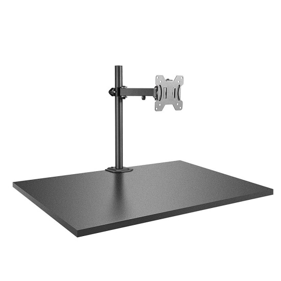 Lindy Single Display Bracket with Pole and Desk Clamp Image