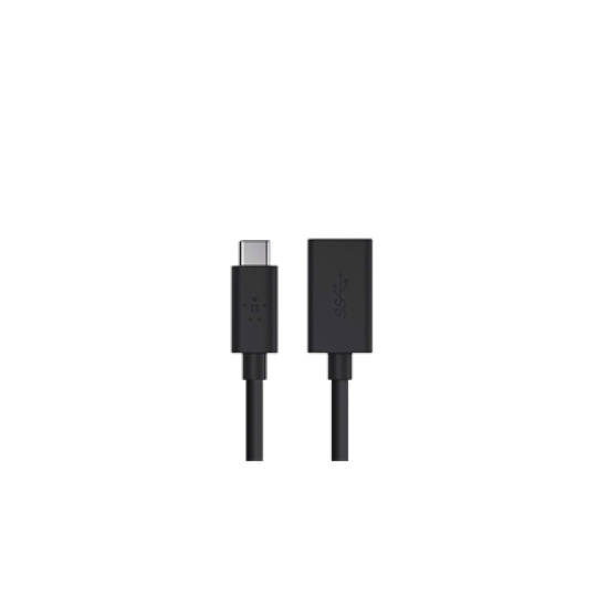 Belkin F2CU036btBLK USB cable USB 3.2 Gen 1 (3.1 Gen 1) USB C USB A Black Image