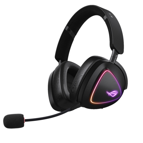 ASUS ROG DELTA II Headset Wired & Wireless Head-band Gaming USB Type-C Bluetooth Black Image