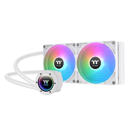 Thermaltake CL-W377-PL14SW-A computer cooling system Computer case All-in-one liquid cooler 14 cm White Image