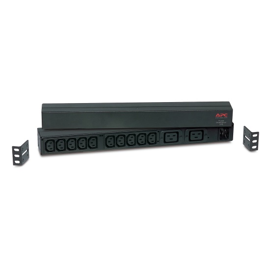 APC RACK PDU BASIC 1 U 16A 230V power distribution unit (PDU) 12 AC outlet(s) 0U/1U Black Image