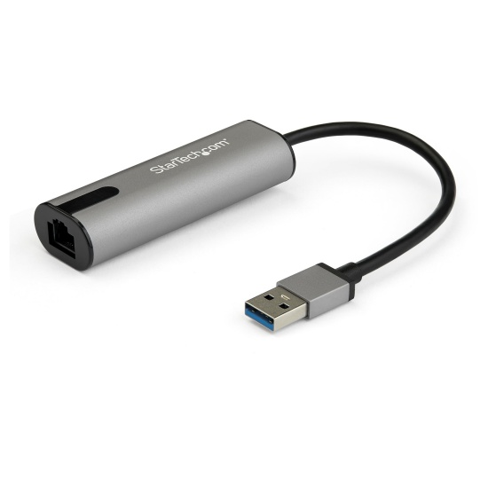 StarTech.com 2.5GbE USB A to Ethernet Adapter - NBASE-T NIC - USB 3.0 Type A 2.5 GbE /1 GbE Multi Speed Gigabit Network - USB 3.1 Laptop to RJ45/LAN - Lenovo X1 Carbon, HP EliteBook/ ZBook Image