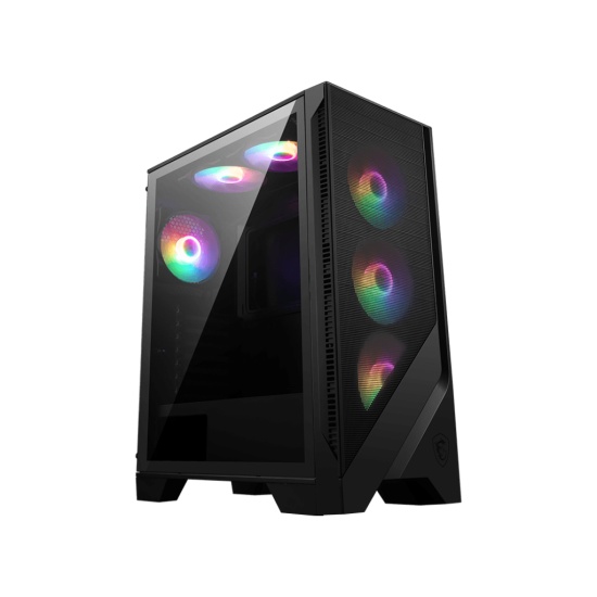 MSI MAG FORGE 120A AIRFLOW computer case Midi Tower Black, Transparent Image