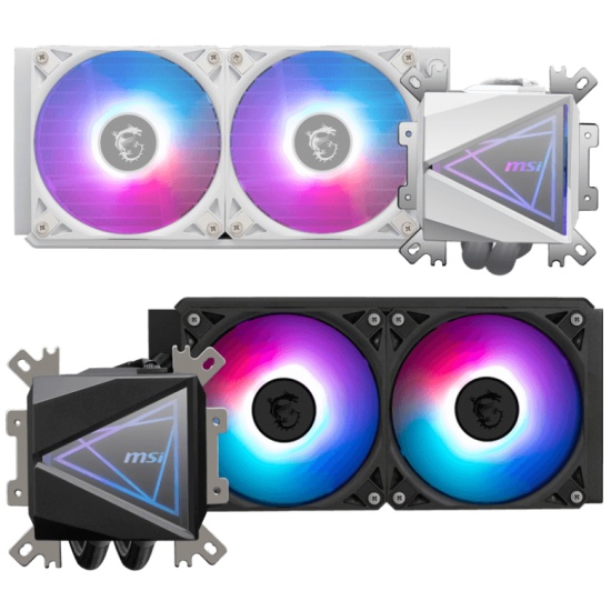Photo inspiration: Fresh Look at Msi Mag Coreliquid I240 Computer Cooling System Computer Case All