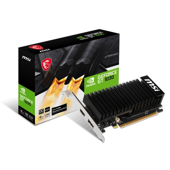 MSI GeForce GT 1030 4GHD4 LP OC NVIDIA 4 GB GDDR4 Image