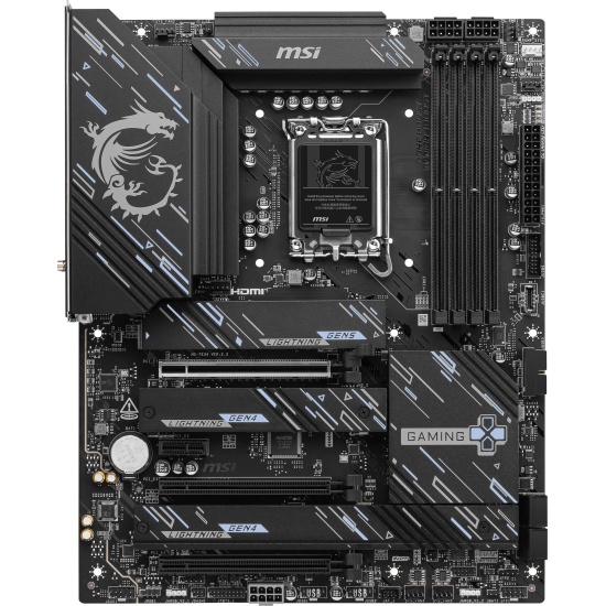 MSI Z890 GAMING PLUS WIFI motherboard Intel Z890 LGA 1851 (Socket V1) ATX Image