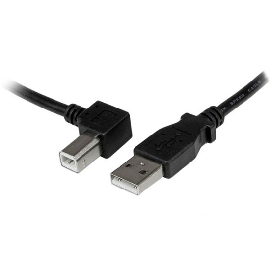 StarTech.com 1m USB 2.0 A to Left Angle B Cable - M/M Image