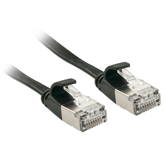 Lindy 47480 networking cable Black 0.3 m Cat6a U/FTP (STP) Image