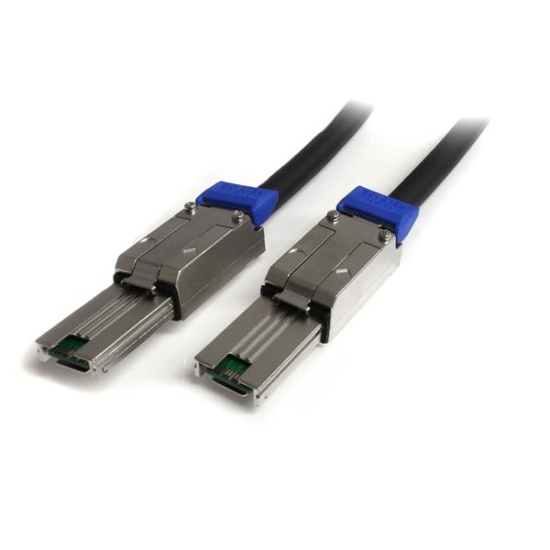 StarTech.com 1m External Mini SAS Cable - Serial Attached SCSI SFF-8088 to SFF-8088 Image