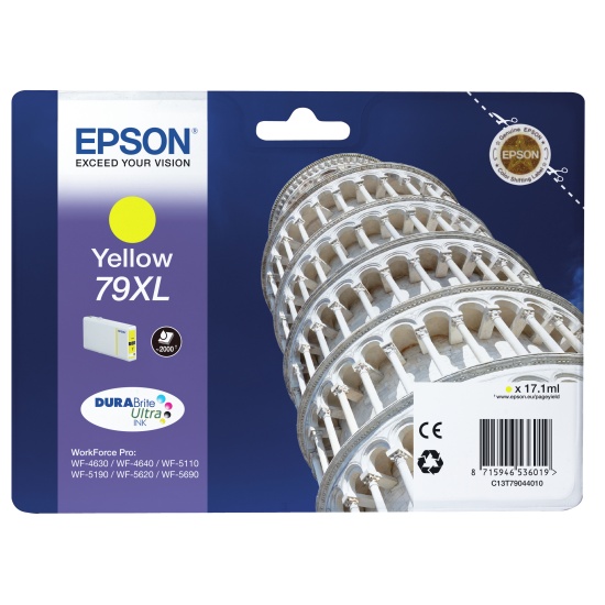 Epson Tower of Pisa Singlepack Yellow 79XL DURABrite Ultra Ink Image