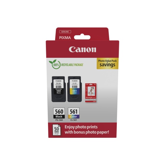 Canon 3713C008 ink cartridge 2 pc(s) Original Black, Cyan, Magenta, Yellow Image