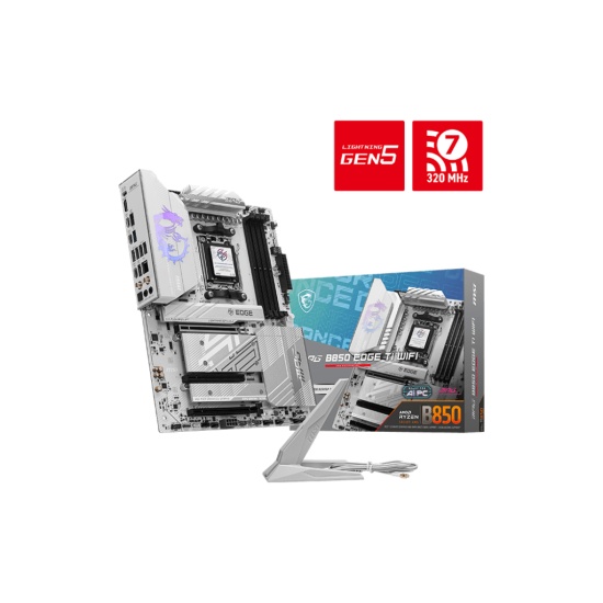 MSI MPG B850 EDGE TI WIFI motherboard AMD B850 Socket AM5 ATX Image MSI MPG B850 EDGE TI WIFI motherboard AMD B850 Socket AM5 ATX Image