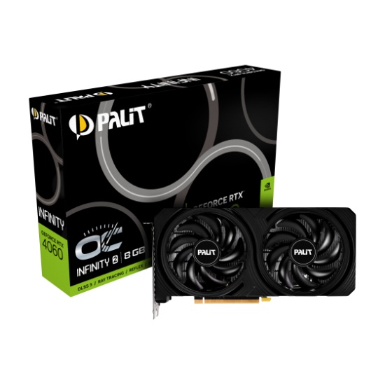 Palit GeForce RTX 4060 Infinity 2 OC NVIDIA 8 GB GDDR6 Image