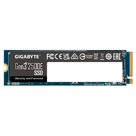 GIGABYTE Gen3 2500E SSD 2TB M.2 PCI Express 3.0 NVMe 3D NAND Image GIGABYTE Gen3 2500E SSD 2TB M.2 PCI Express 3.0 NVMe 3D NAND Image