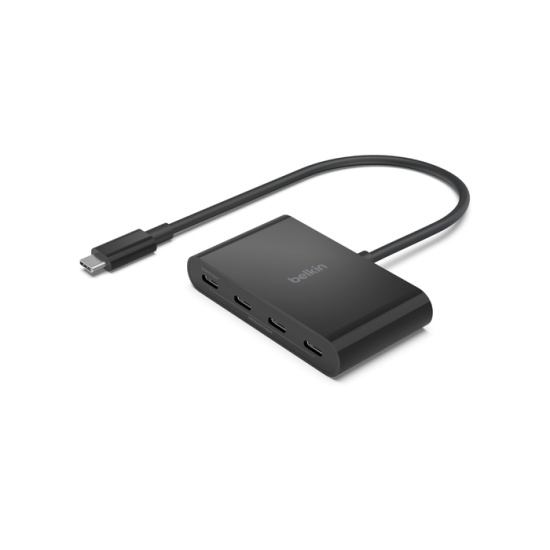 Belkin AVC018BTBK interface hub USB Type-C 10000 Mbit/s Black Image