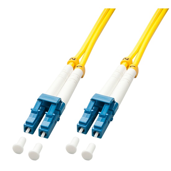 Lindy 10m LC-LC OS2 9/125 Fibre Optic Patch Cable Image