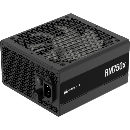 Corsair RM750x power supply unit 750 W 24-pin ATX ATX Black Image Corsair RM750x power supply unit 750 W 24-pin ATX ATX Black Image