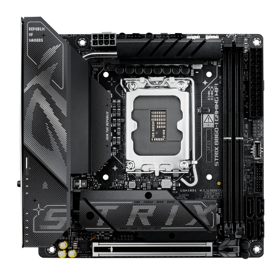 ASUS ROG STRIX B860-I GAMING WIFI Intel B860 LGA 1851 (Socket V1) mini ITX Image
