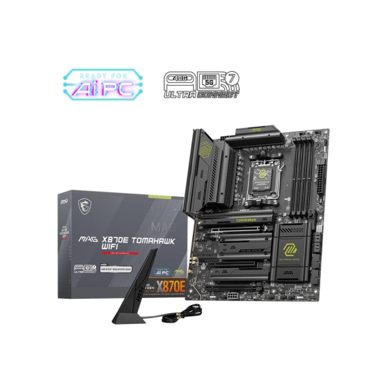 MSI MAG X870E TOMAHAWK WIFI motherboard AMD X870E Socket AM5 ATX Image MSI MAG X870E TOMAHAWK WIFI motherboard AMD X870E Socket AM5 ATX Image