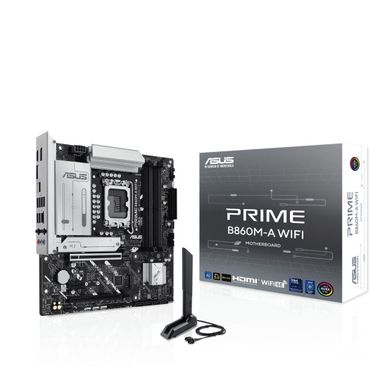 ASUS PRIME B860M-A WIFI Intel B860 LGA 1851 (Socket V1) micro ATX Image