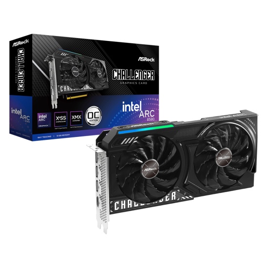 Asrock Intel Arc B580 Challenger 12GB OC GDDR6 Image Asrock Intel Arc B580 Challenger 12GB OC GDDR6 Image