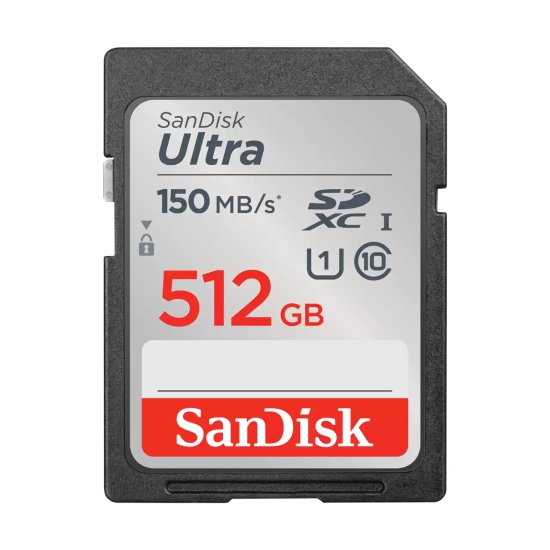 SanDisk Ultra 512 GB SDXC UHS-I Class 10 Image SanDisk Ultra 512 GB SDXC UHS-I Class 10 Image