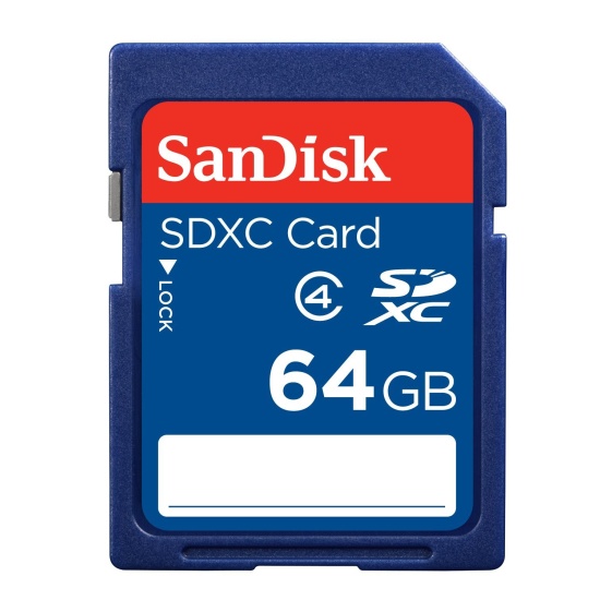 SanDisk 64GB SDXC Class 4 Image SanDisk 64GB SDXC Class 4 Image