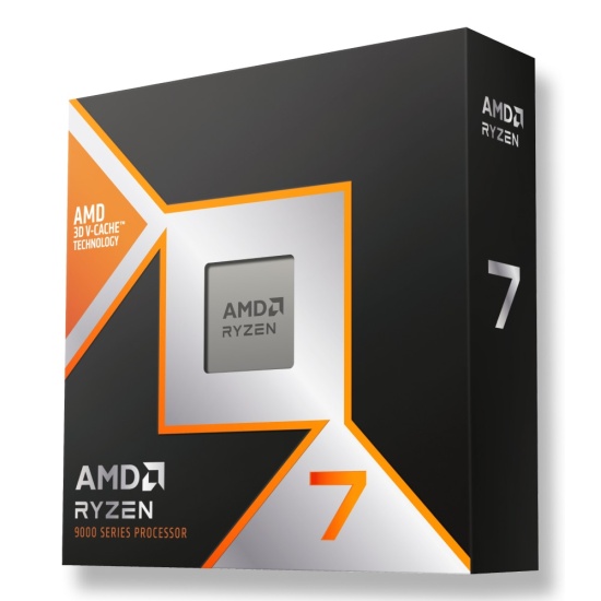 AMD Ryzen 7 9800X3D processor 4.7 GHz 104 MB L2 & L3 Box Image AMD Ryzen 7 9800X3D processor 4.7 GHz 104 MB L2 & L3 Box Image