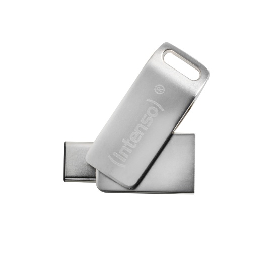 Intenso cMobile Line USB flash drive 64 GB USB Type-A / USB Type-C 3.2 Gen 1 (3.1 Gen 1) Silver Image