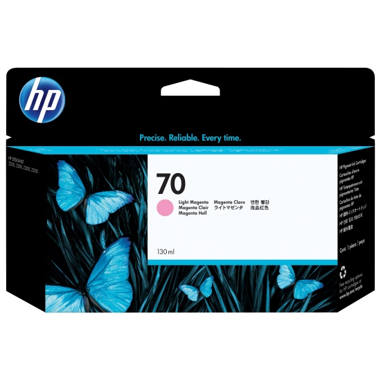 HP 70 130-ml Light Magenta Ink Cartridge Image