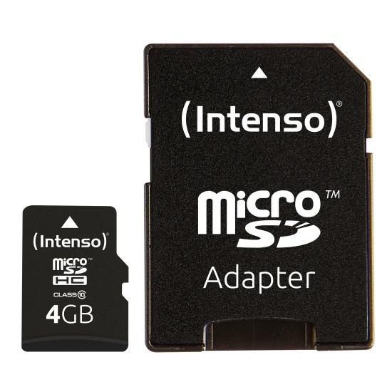 Intenso 4GB MicroSDHC Class 10 Image