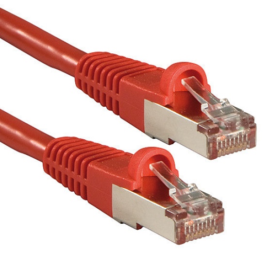 Lindy Cat.6 S/FTP 1m networking cable Red Cat6 S/FTP (S-STP) Image