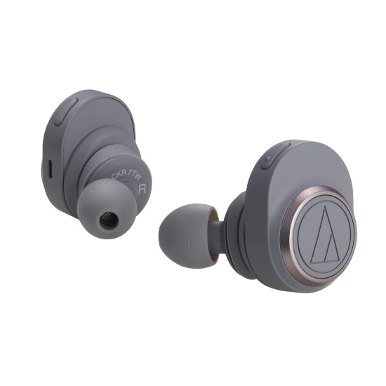 Audio-Technica ATH-CKR7TW Headset Wireless In-ear Calls/Music Micro-USB Bluetooth Grey Image