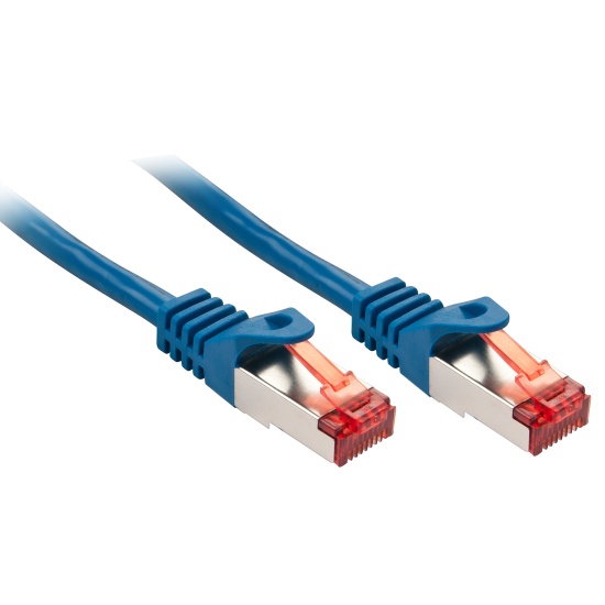 Lindy Cat.6 S/FTP 1m networking cable Blue Cat6 S/FTP (S-STP) Image