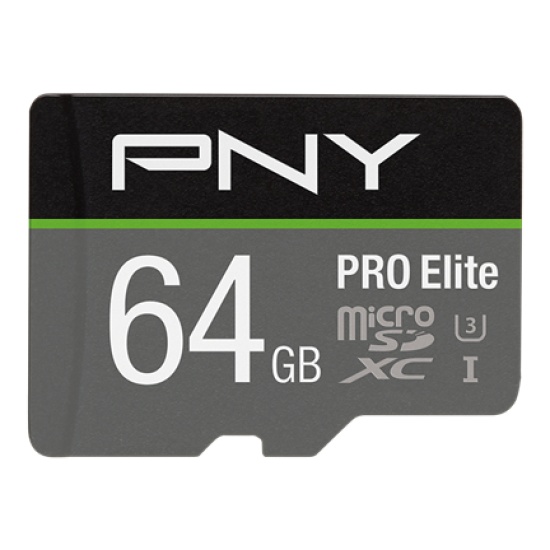 PNY PRO Elite 64 GB MicroSDXC UHS-I Class 10 Image